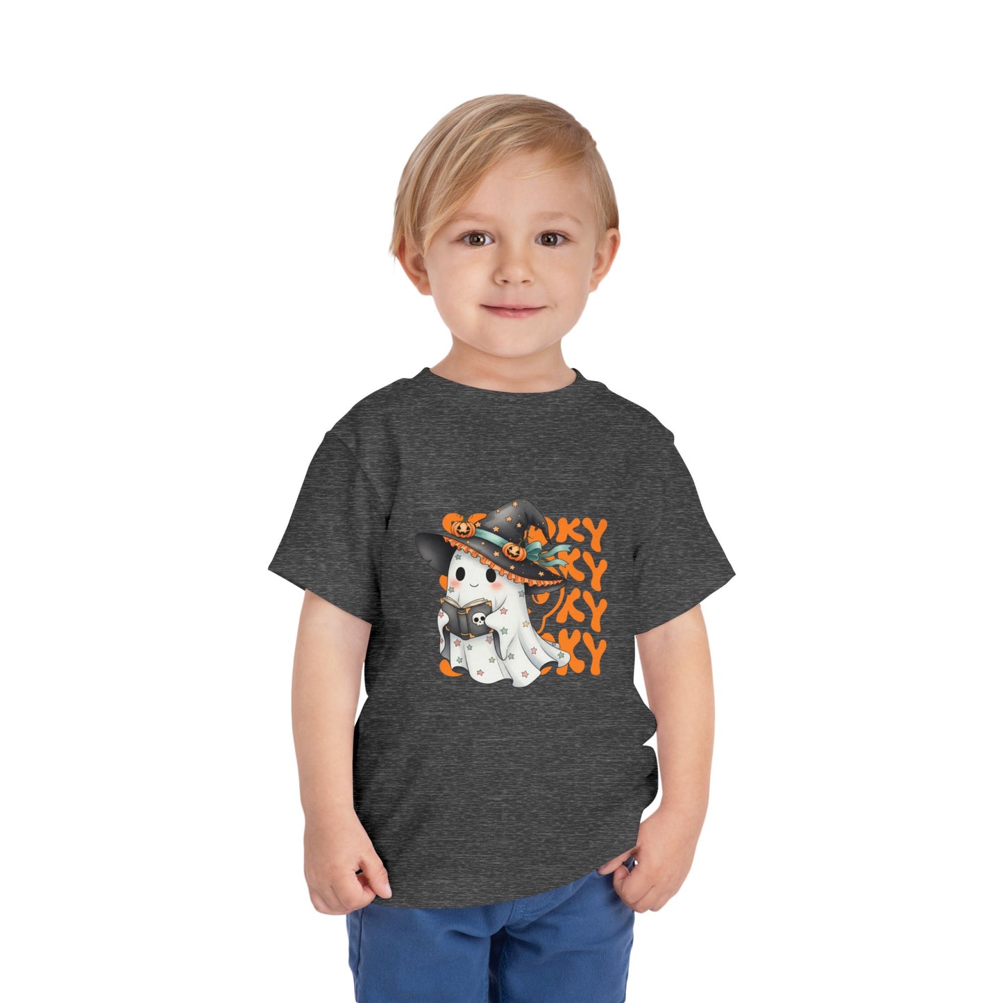 Spooky Ghost Toddler Tee, Halloween Kids Shirt, Cute Toddler Halloween Outfit, Ghost Costume Tee, Toddler Boy Girl Halloween Top