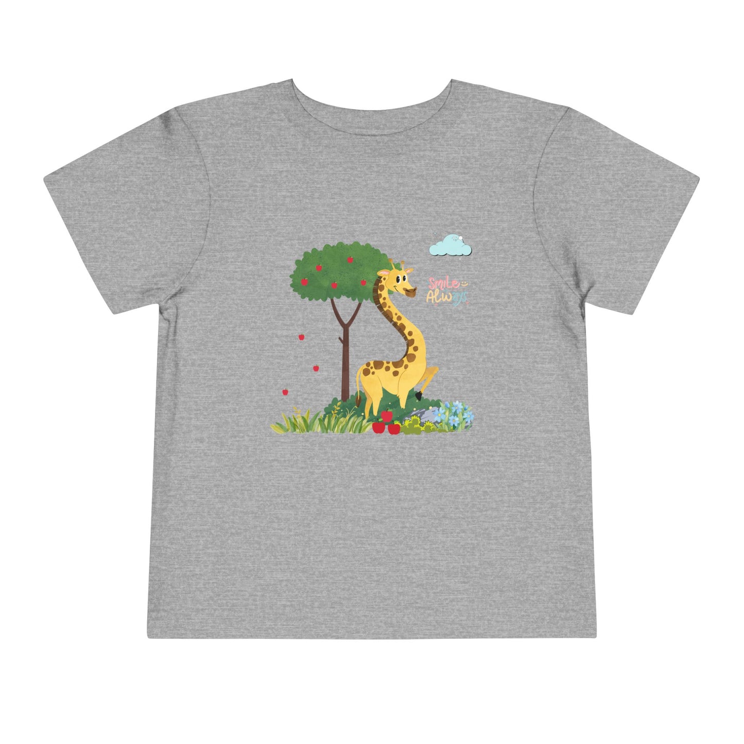 Adorable Toddler Giraffe Tee, Cute Kids Shirt, Playful Summer Top, Toddler Gift, Nature-Themed Children’s Apparel