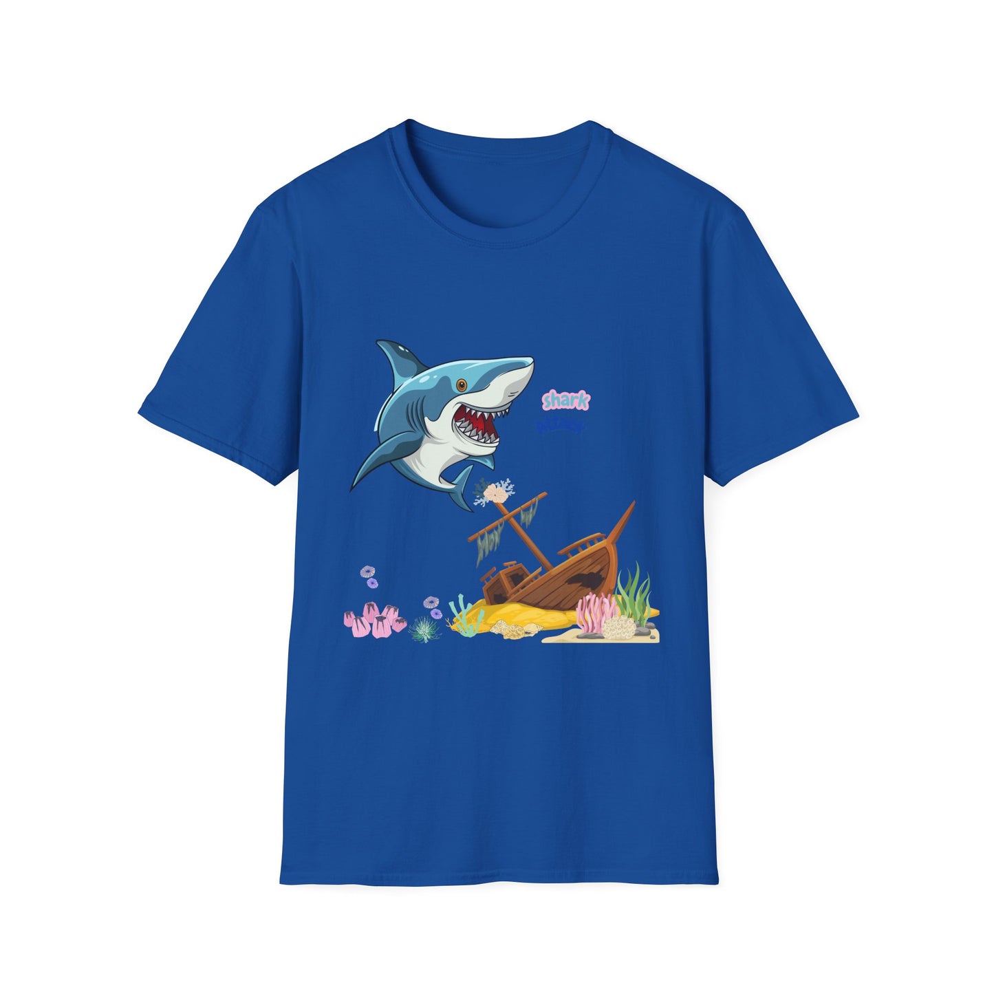 Shark Attack Graphic T-Shirt, Fun Summer Tee, Beach Vacation Top, Gift for Ocean Lovers, Marine Life Apparel