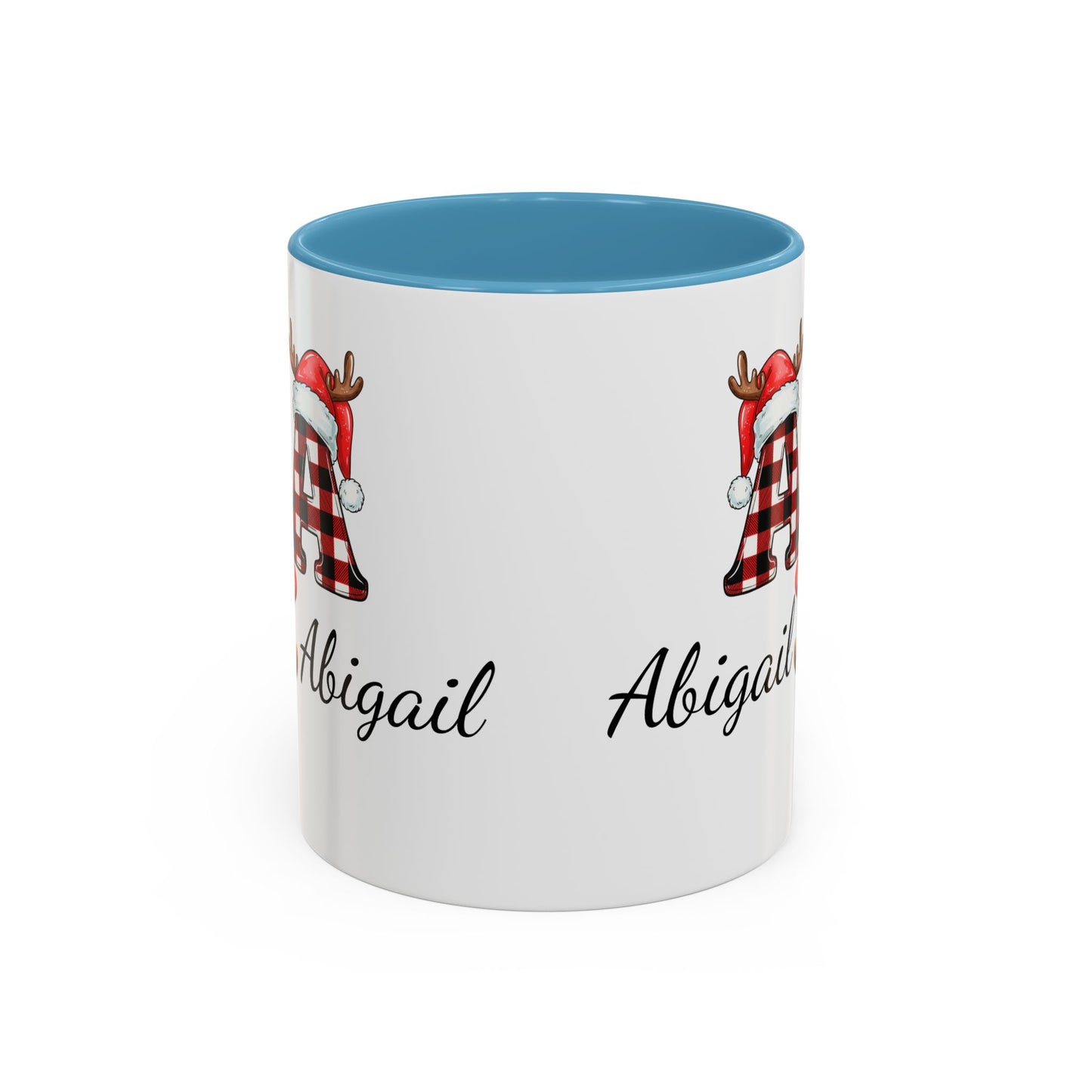 Festive Personalized Coffee Mug, Holiday Gift for Coffee Lovers, Custom Name Mug, Cute Animal Design, Perfect for Christmas