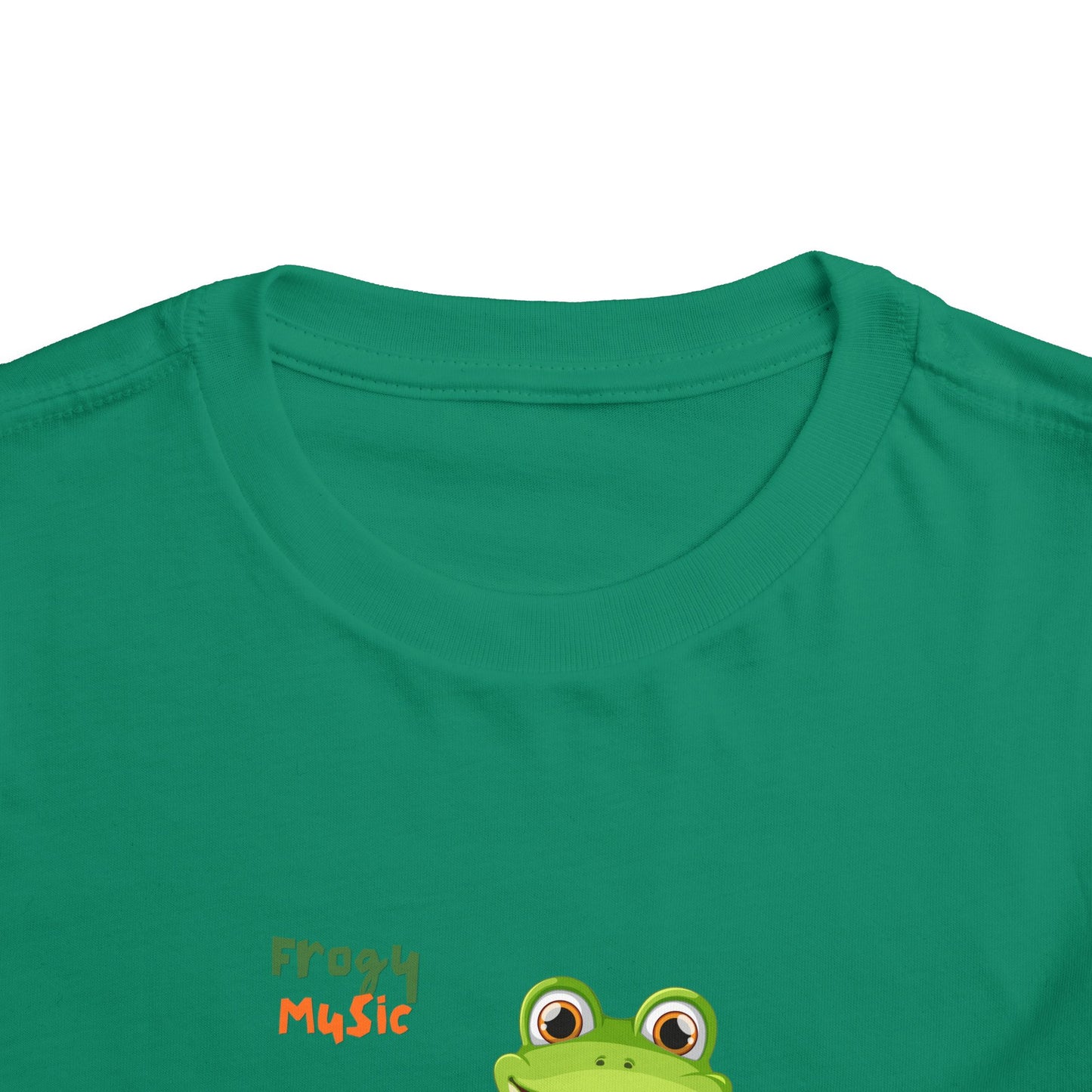 Musical Frog Toddler Tee, Cute Gift for Kids, Fun Summer Wear, Birthday Present, Playful Tee for Little Ones