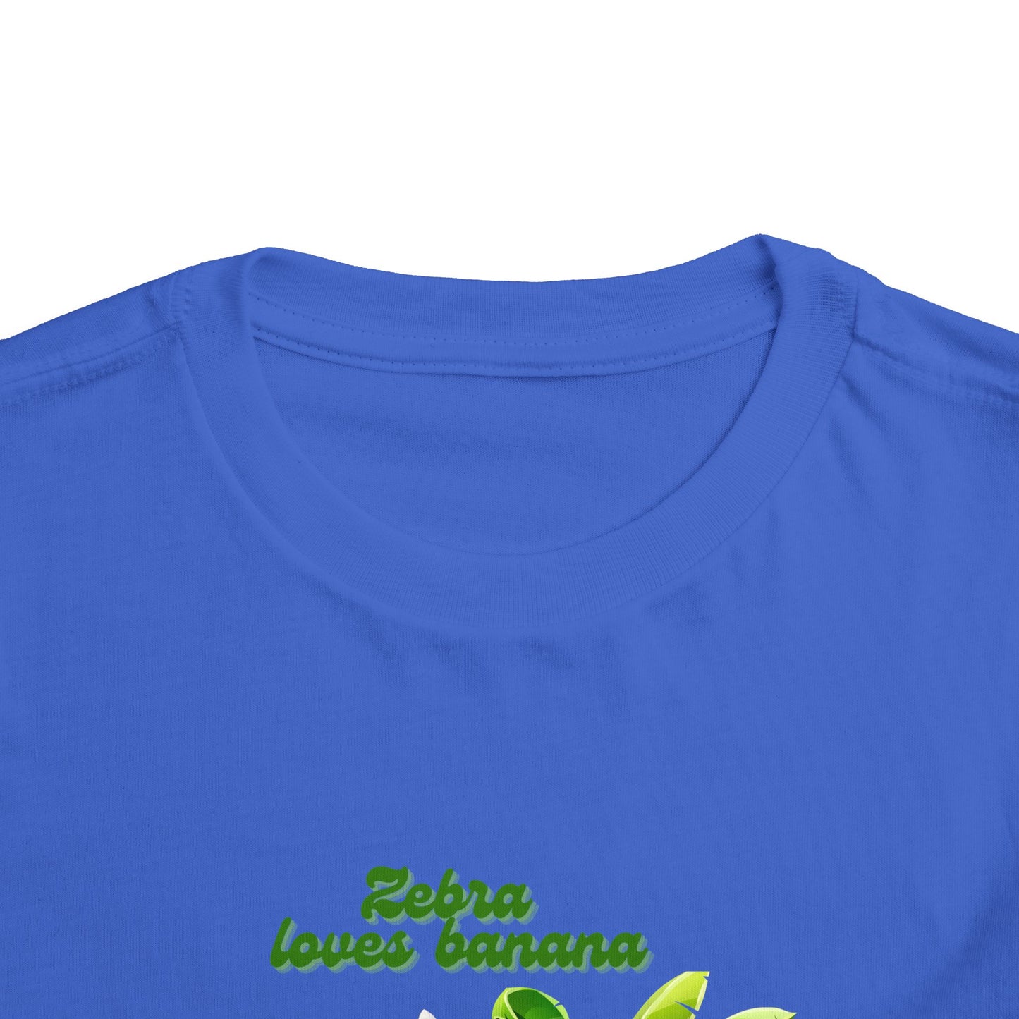 Cute Zebra Loves Bananas Toddler Tee, Kids Animal Birthday Gift, Playful Summer Wear, Fun Graphic T-Shirt, Adorable Toddler Apparel