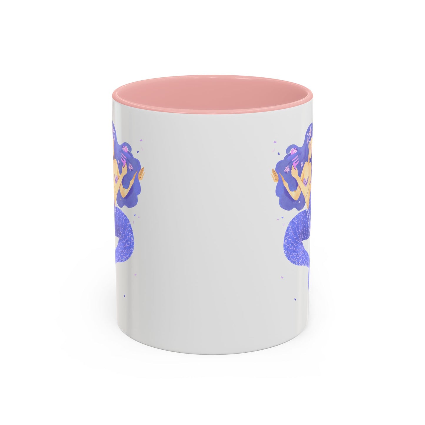 The mermaid and her school fish Coffee Mug