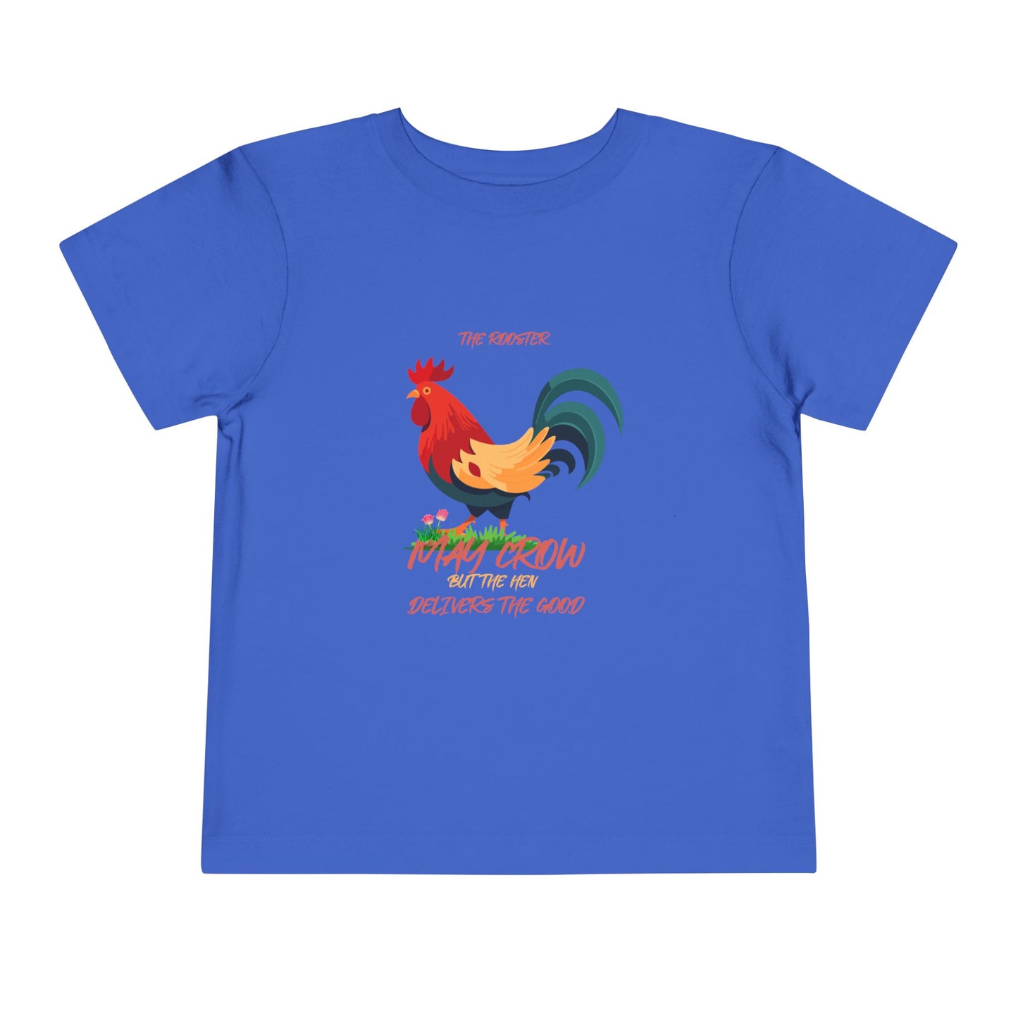 Colorful Rooster Toddler Tee - Perfect for Farm Lovers, Playdates, Birthday Gifts, Cute Casual Wear, Summer Outfits