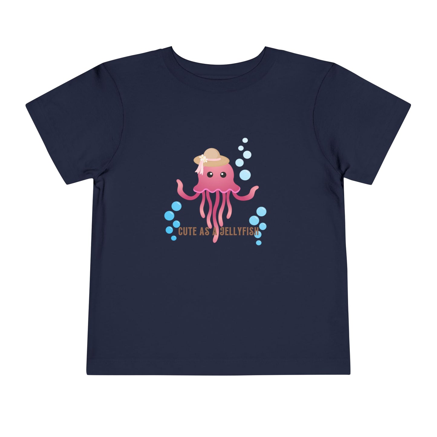 Cute Jellyfish Toddler Tee, Kids Summer Shirt, Birthday Gift, Ocean Theme Apparel, Cute as a Jellyfish Design