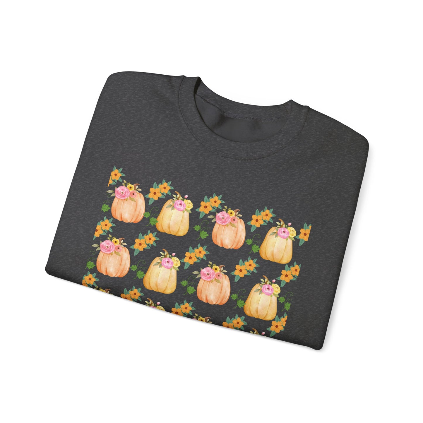 Fall-Inspired Pumpkin Crewneck Sweatshirt, Cozy Autumn Sweater, Perfect for Halloween, Thanksgiving, Gifts for Her, Pumpkin Love