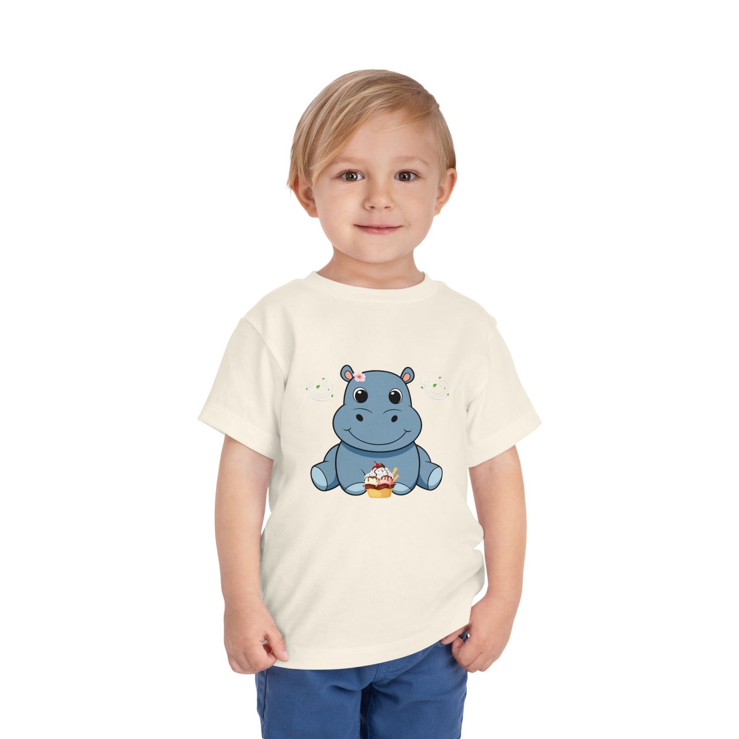 Adorable Hippo Toddler Tee, Cute Summer Shirt, Baby Gift, Birthday Outfit, Kids Casual Wear, Playful Everyday Apparel