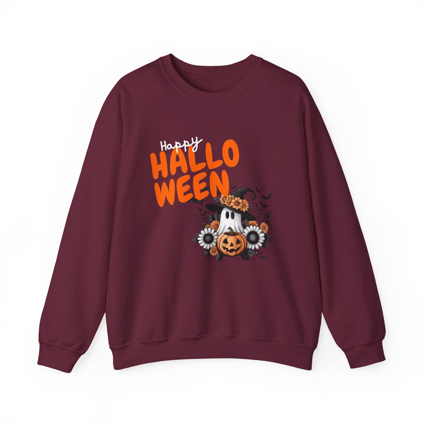 Halloween Unisex Crewneck Sweatshirt, Cozy Fall Apparel, Halloween Costume, Cute Ghost Sweatshirt, Unisex Halloween Gift