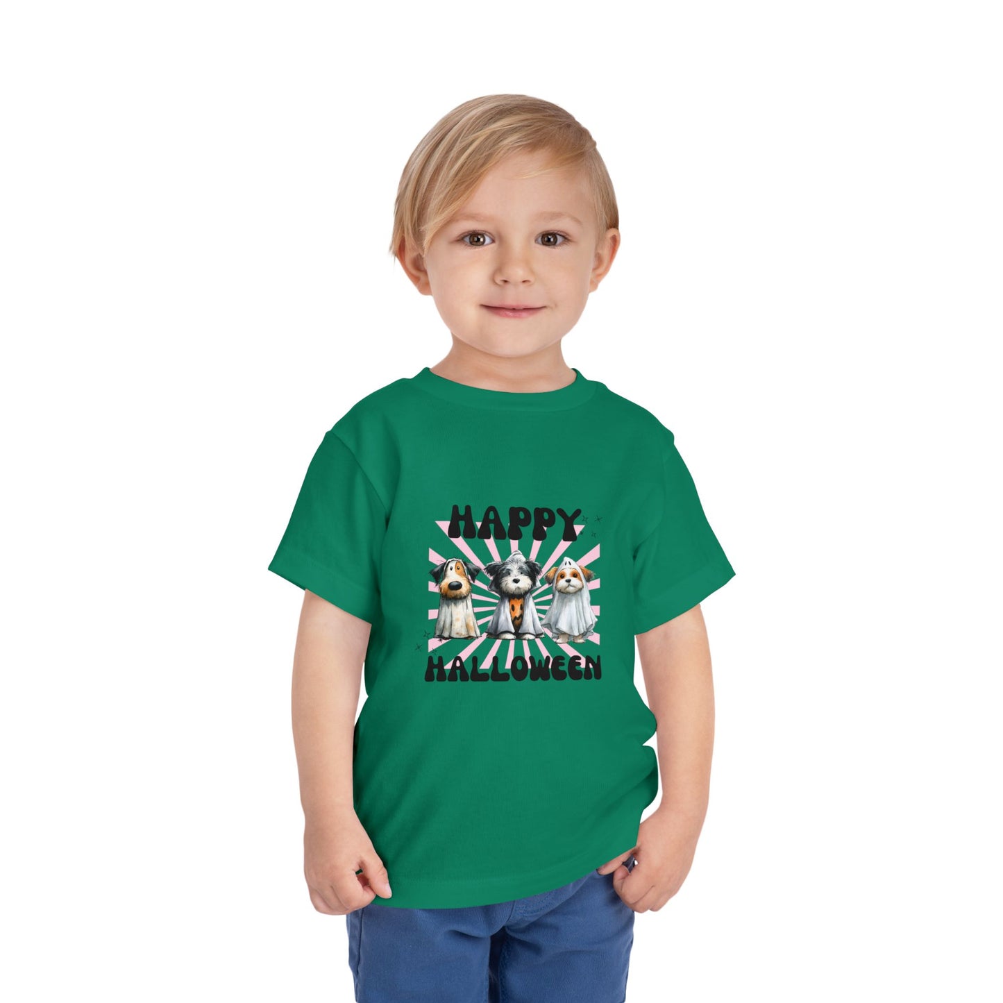 Toddler Halloween Tee - Cute Dog Design, Kids Halloween Shirt, Toddler Costume Shirt, Fun Playwear, Birthday Gift, Dog Lover Tee