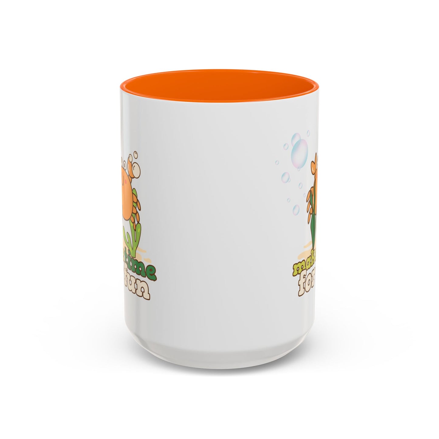 Cartoon crab lllusstration promoting joy and playfulness Coffee Mug