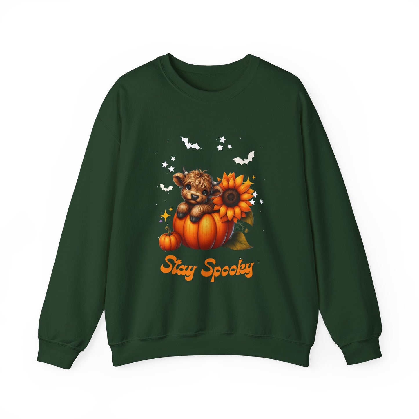 Stay Spooky Crewneck Sweatshirt, Halloween Apparel, Cozy Unisex Sweatshirt, Fall Fashion, Seasonal Gift, Casual Style