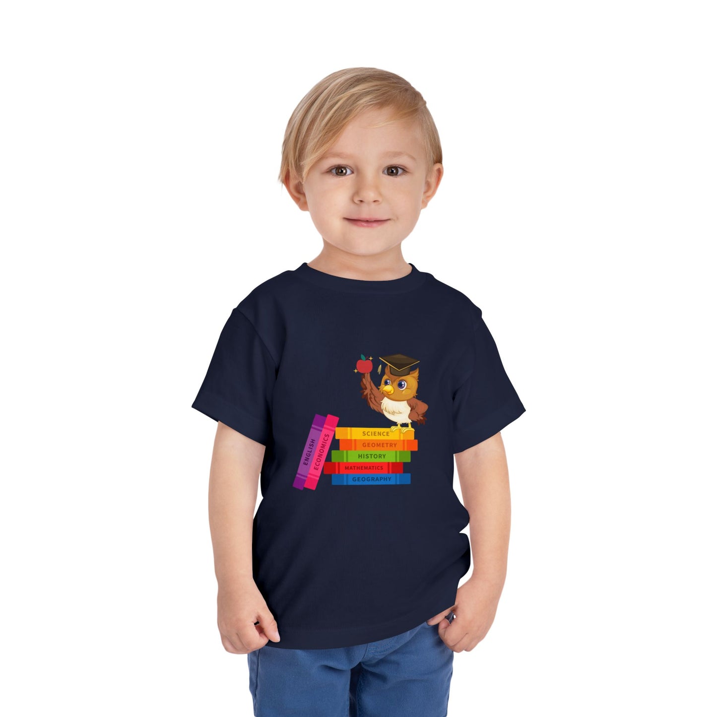Graduation Owl Toddler Tee, Kids Graduation Gift, Cute Animal Shirt, Back to School Outfit, Book Lover Apparel, Preschool Tee