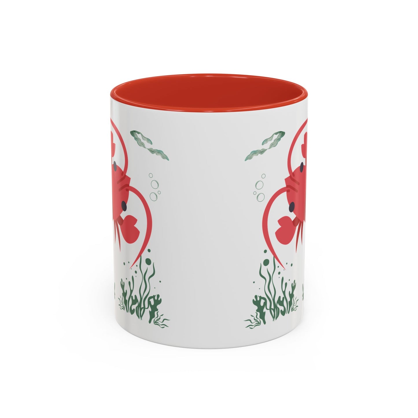 Red crayfish in an aquatic environment Coffee Mug