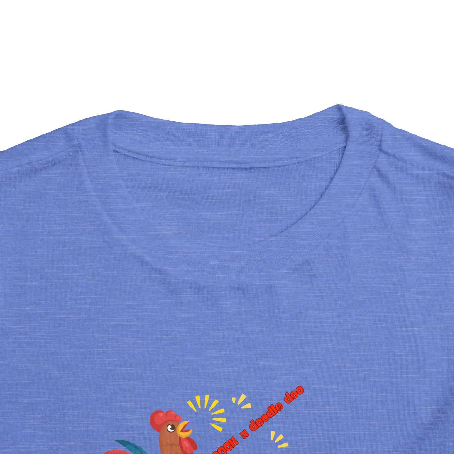 Rooster & Tractor Toddler Tee - Farm Animal Shirt, Cute Toddler Outfit, Birthday Gift, Kids Apparel, Farm Themed Clothing
