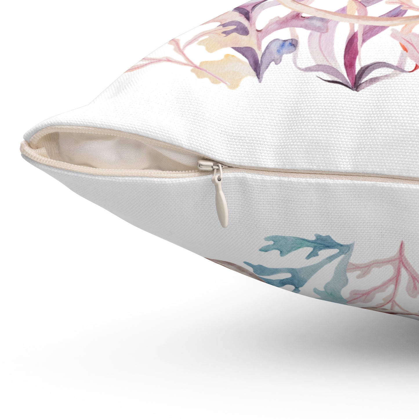 Squid dance of tentacles and translucence Spun Polyester Square Pillow