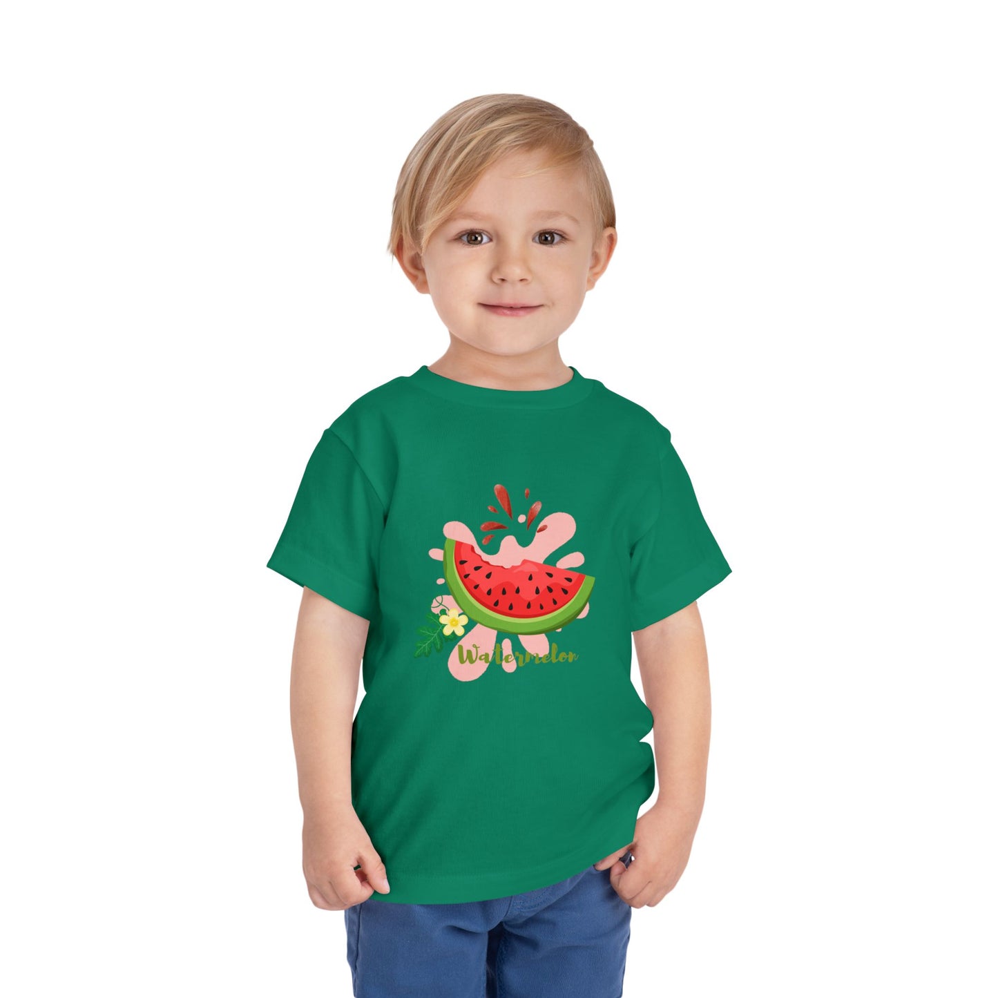 Watermelon Splash Toddler Tee, Summer Shirt, Kids T-Shirt, Cute Toddler Outfit, Fun Playwear, Birthday Gift