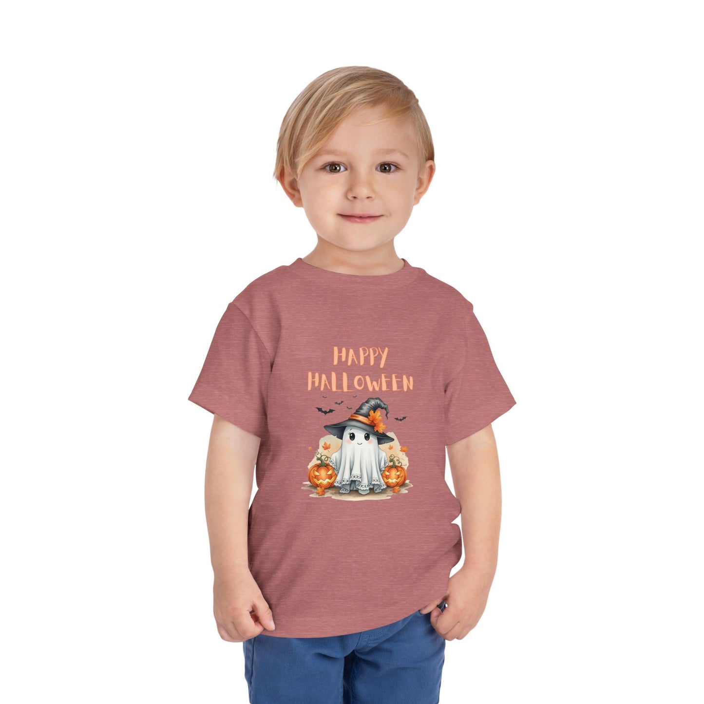 Toddler Halloween Tee, Spooky Ghost Shirt, Cute Kids Halloween Costume, Fall Celebration Top, Pumpkin Themed Tee