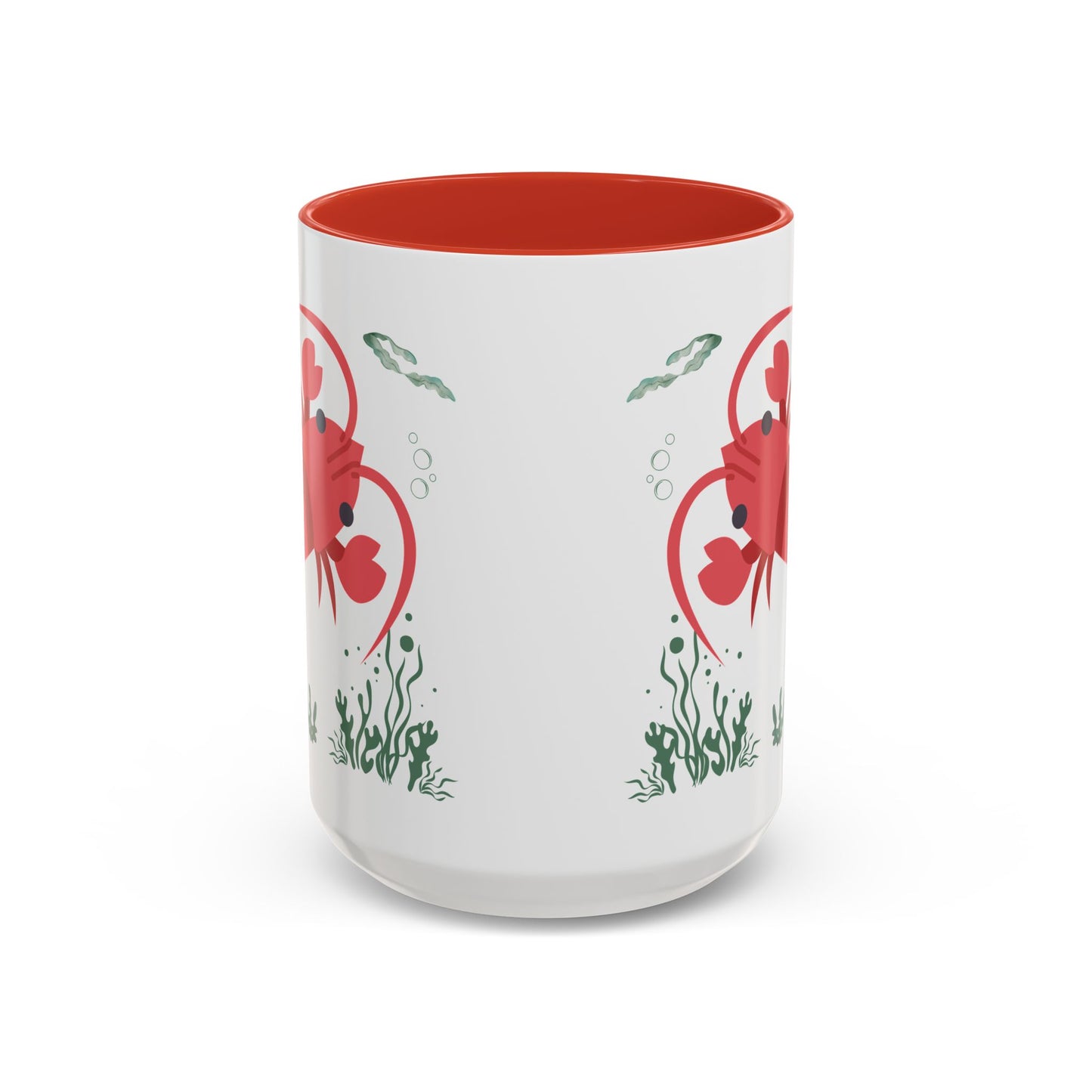 Red crayfish in an aquatic environment Coffee Mug