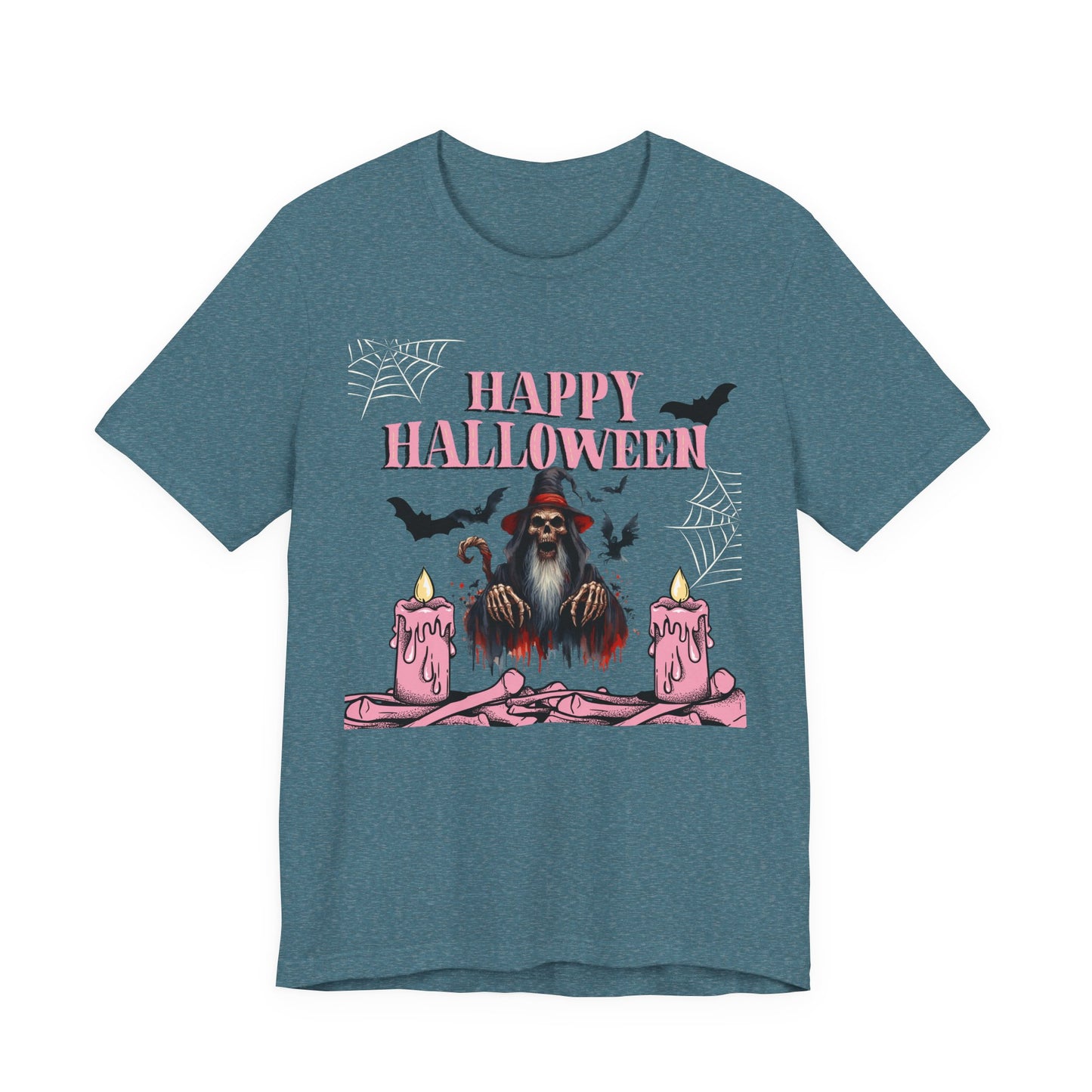 Happy Halloween Unisex T-Shirt | Spooky Seasonal Tee, Halloween Apparel, Ghostly Gifts, Casual Wear, October Celebration Shirt