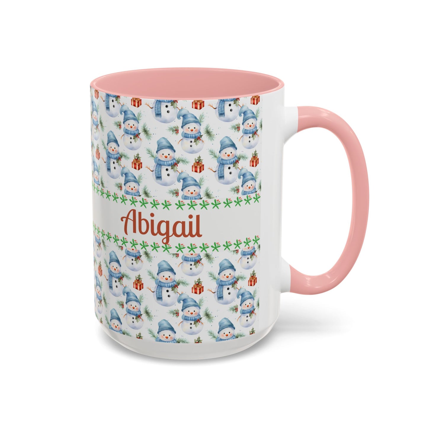 Festive Snowman Coffee Mug, Personalized Holiday Mug, Winter Decor, Gift for Her, Cute Coffee Cup