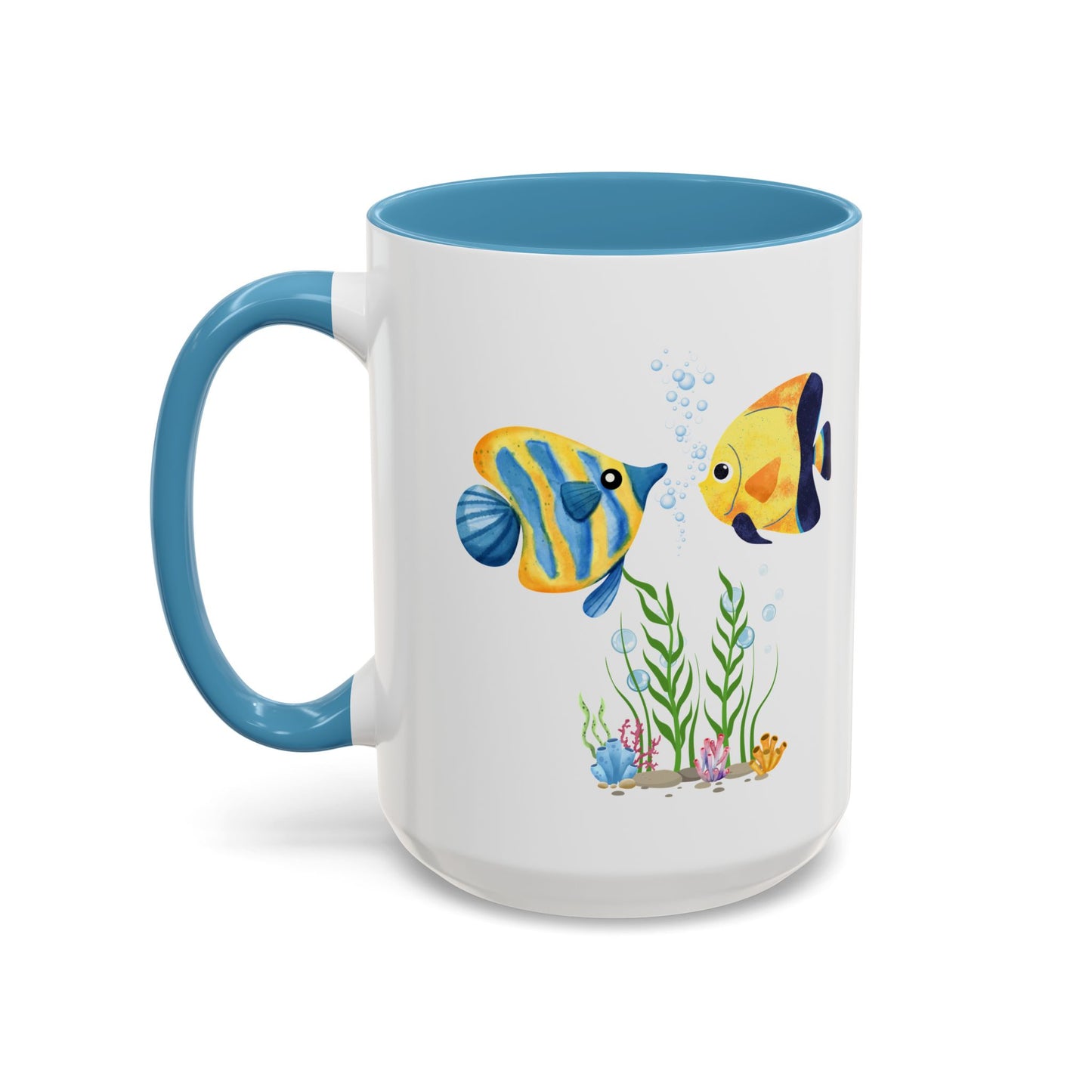 Two fish greet in underwater Coffee Mug