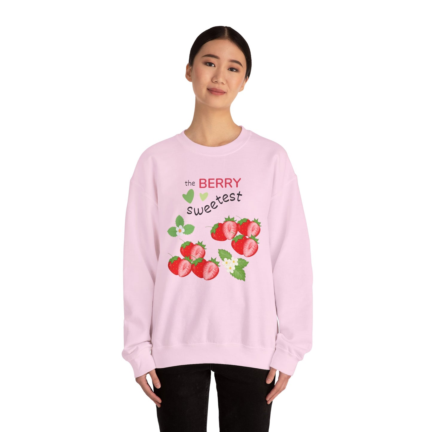 Berry Sweet Unisex Crewneck Sweatshirt - Cozy Gift, Perfect for Fall, Valentine's Day, Strawberry Lovers, Everyday Comfort