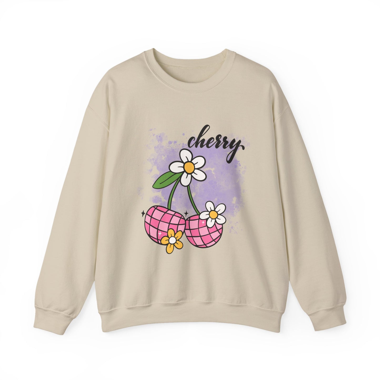 Cherry Blossom Unisex Sweatshirt, Cute Fall Fashion, Cozy Casual Wear, Gift Idea for Friends, Trendy Street Style