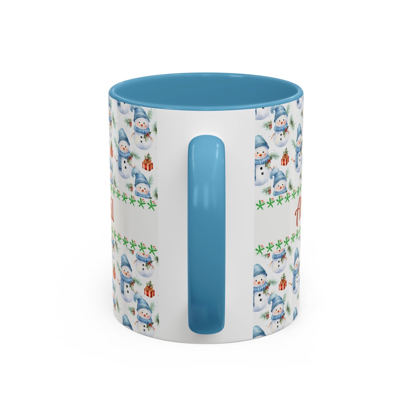 Festive Snowman Coffee Mug, Personalized Holiday Mug, Winter Decor, Gift for Her, Cute Coffee Cup