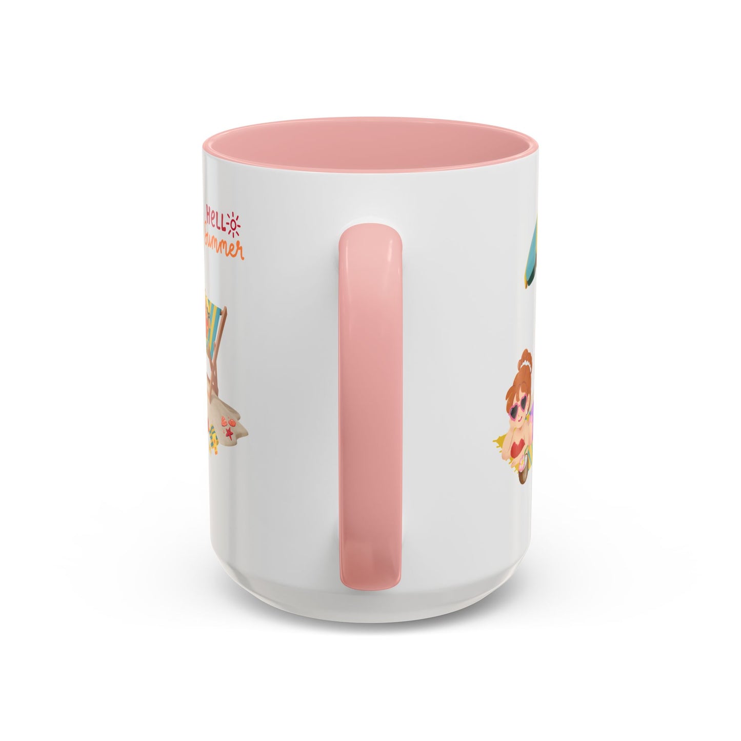 Mermaid lounging on a beach towel Coffee Mug