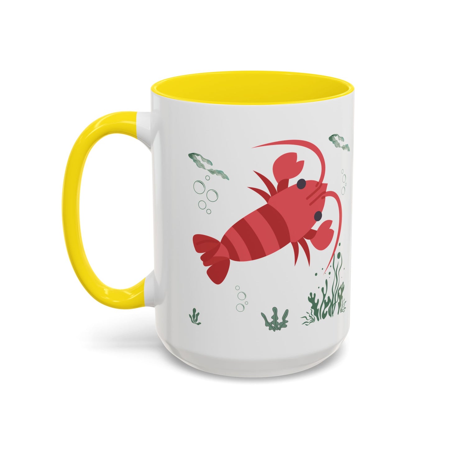 Red crayfish in an aquatic environment Coffee Mug