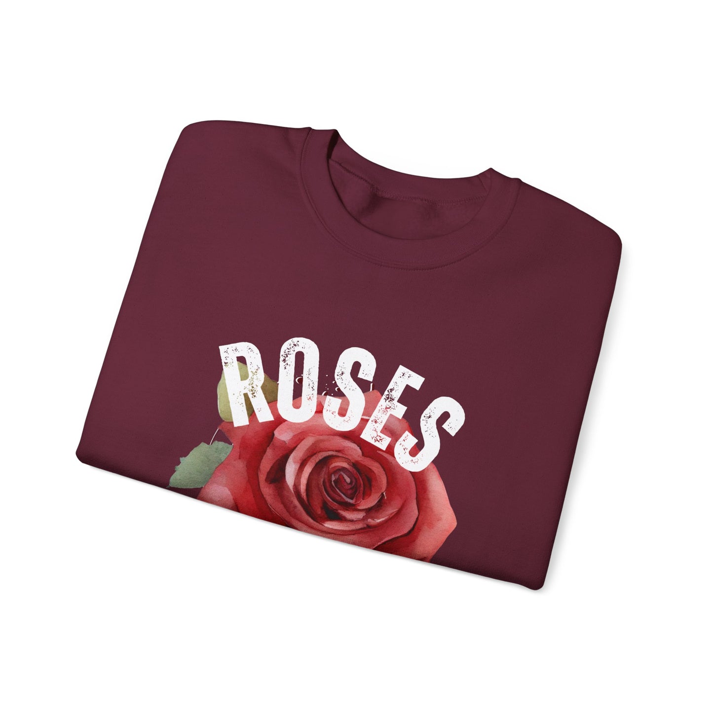 Roses Unisex Sweatshirt - Cozy Fashion, Floral Gift, Casual Style, Valentine's Day, Everyday Wear