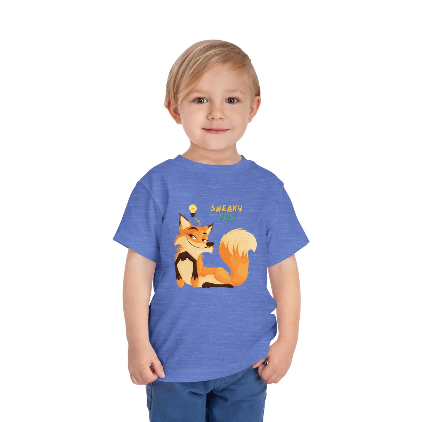 Sneaky Fox Toddler Tee, Cute Toddler Shirt, Animal Lover Gift, Kids Birthday Outfit, Nursery Decor
