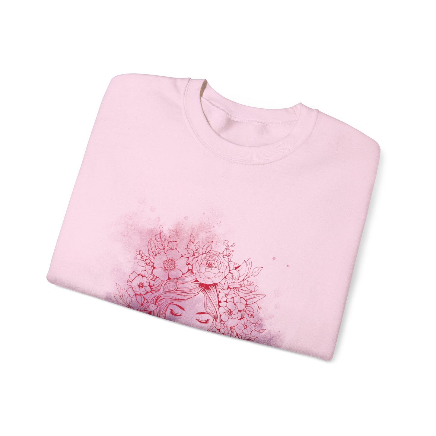 Floral Dreamer Crewneck Sweatshirt | Unisex Cozy Top, Stylish Gift, Fall Fashion, Floral Art, Everyday Comfort