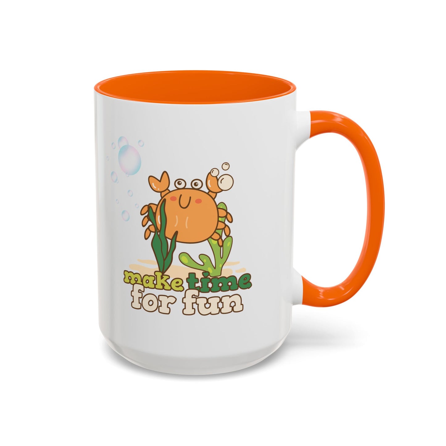 Cartoon crab lllusstration promoting joy and playfulness Coffee Mug