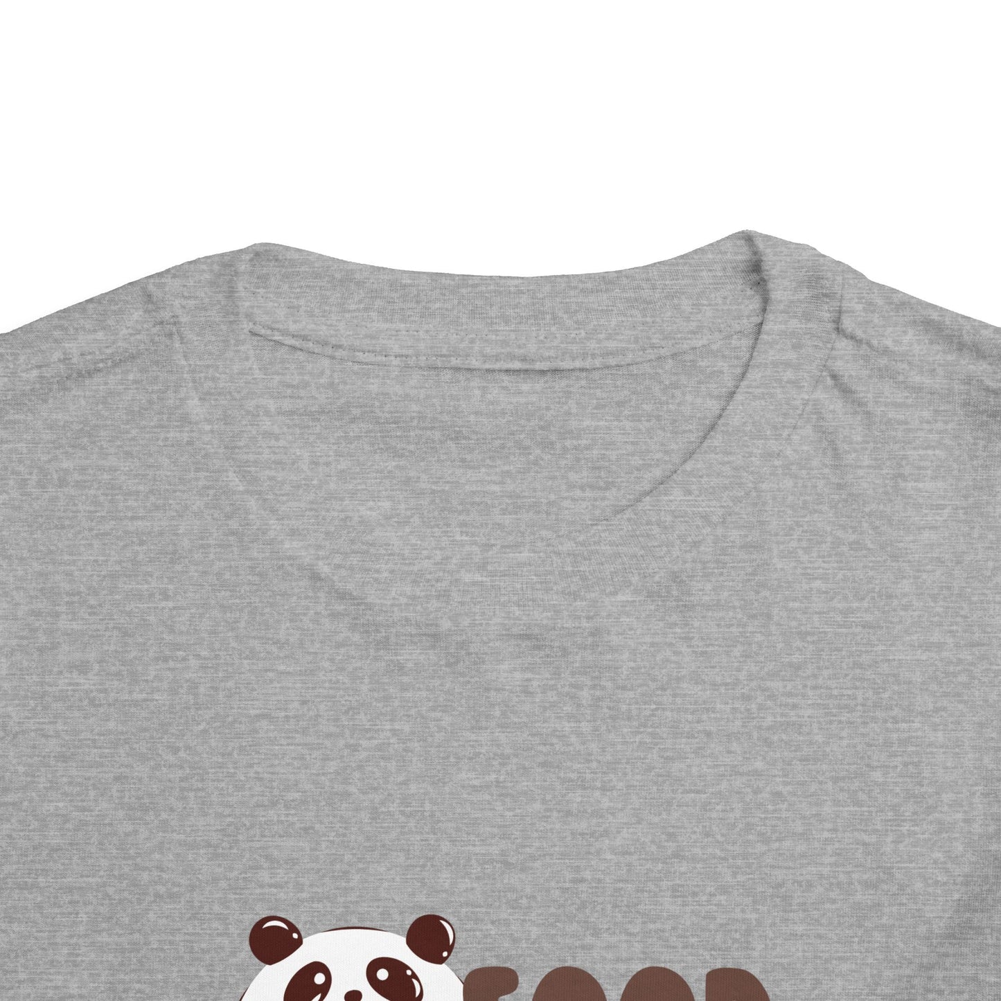 Cute Panda Foodie Toddler Tee, Kids T-Shirt, Animal Lover Gift, Birthday, Playtime, Casual Wear, Summer Outfit