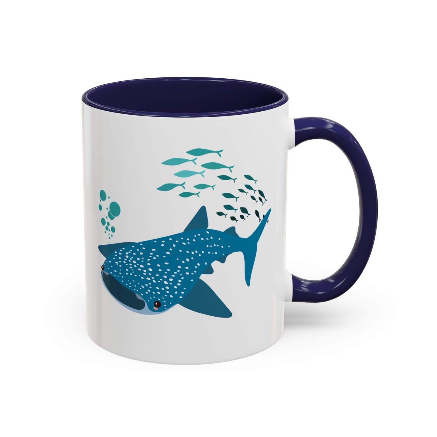 Whale Shark school of fish and buddles Coffee Mug
