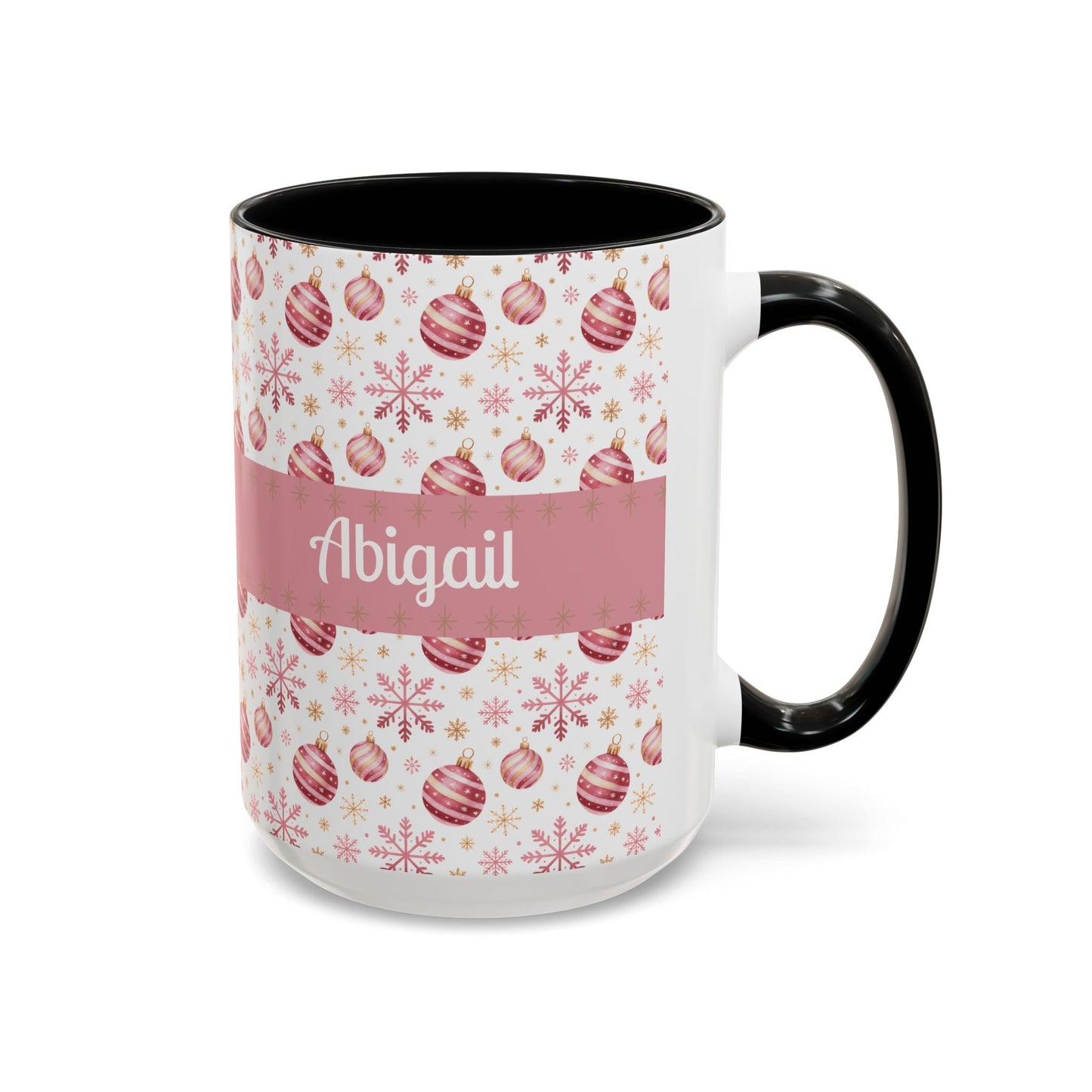 Personalized Holiday Coffee Mug - Custom Name - Festive Christmas Gift, Winter Decor, Family Mug, Personalized Present