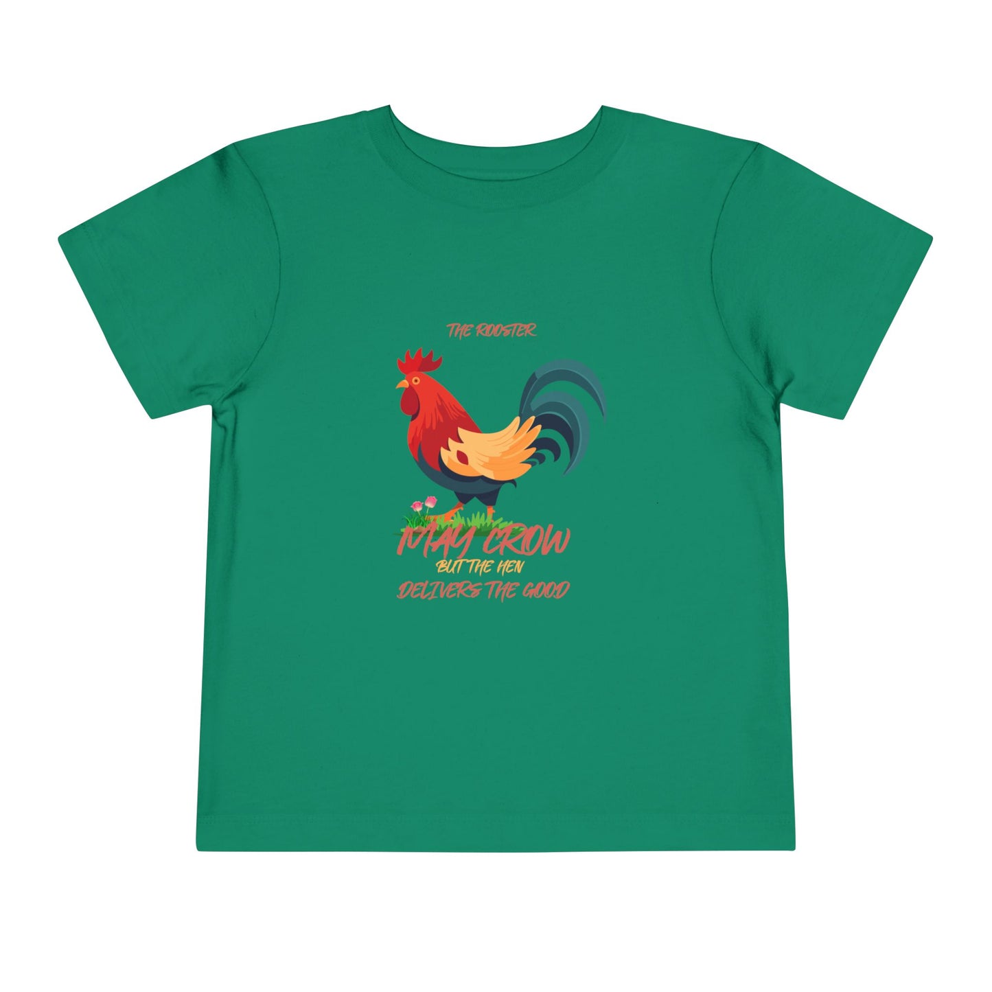 Colorful Rooster Toddler Tee - Perfect for Farm Lovers, Playdates, Birthday Gifts, Cute Casual Wear, Summer Outfits