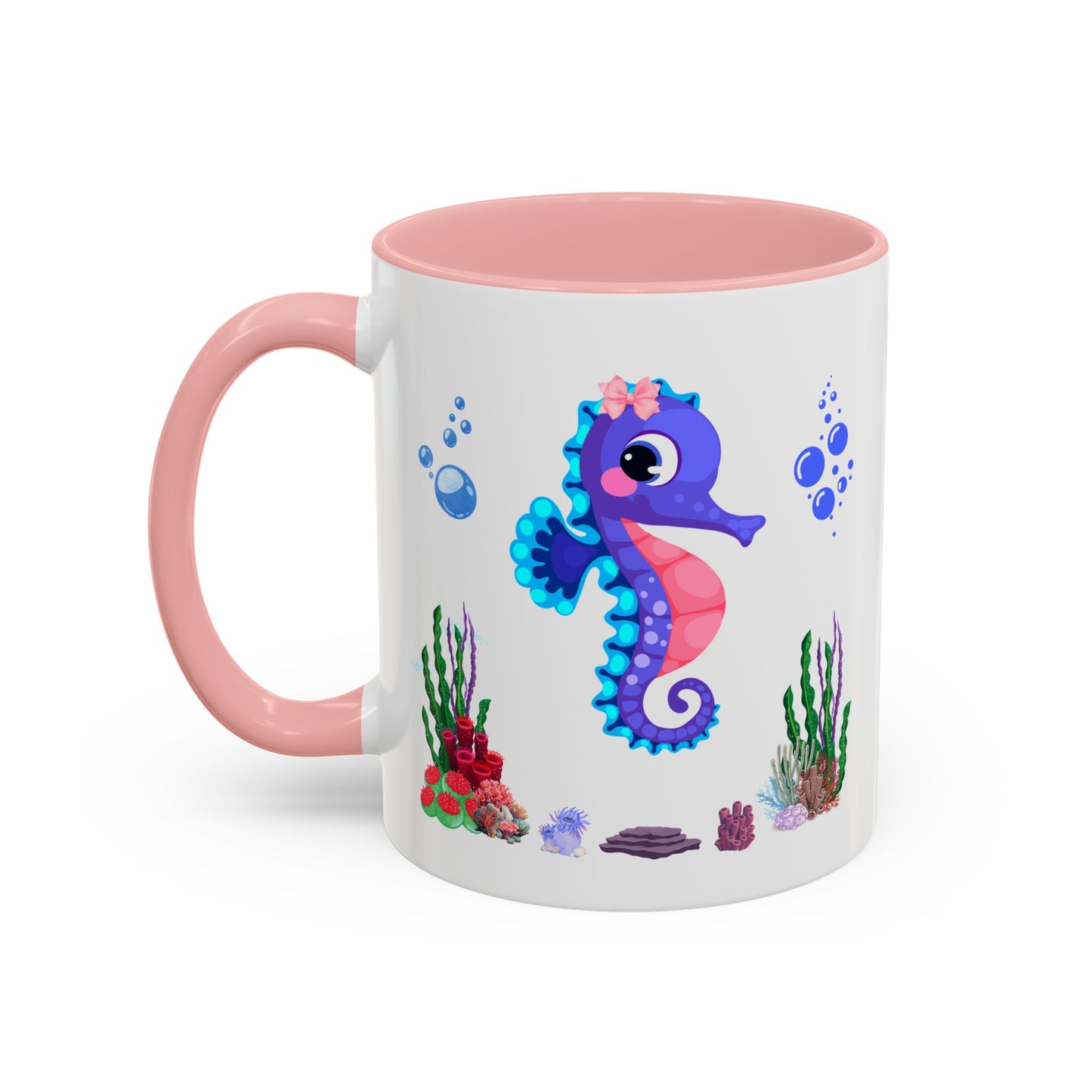 Seahores playful under the sea Coffee Mug