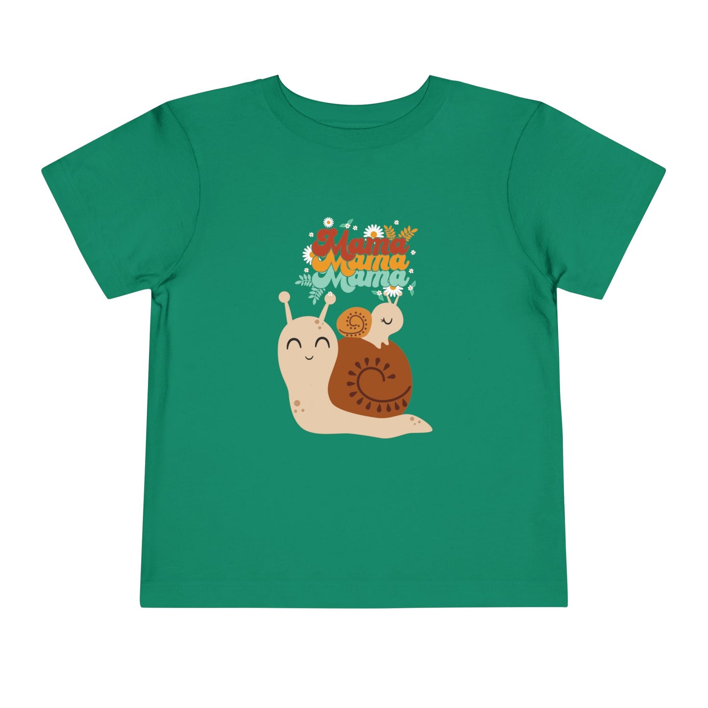 Cute Snail Mama Toddler Short Sleeve Tee, Kids Gift, Toddler Clothing, Birthday Gift, Playful T-Shirt, Baby Shower Gift