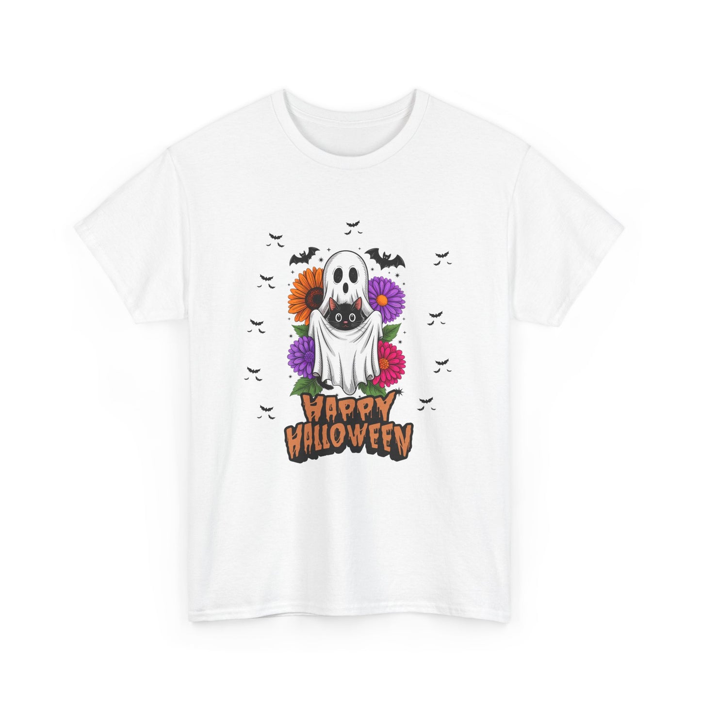 Halloween Ghost Unisex Tee, Perfect for Trick-or-Treating, Spooky Season Shirts, Fall Vibes, Halloween Party Attire