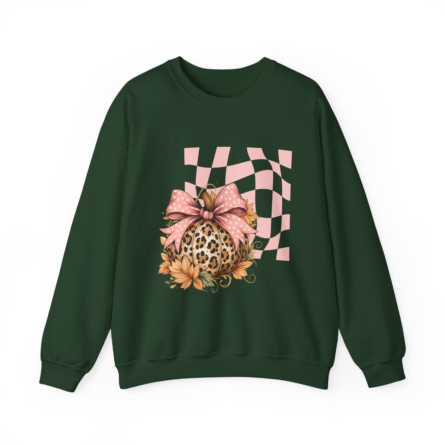 Stylish Leopard Print Crewneck Sweatshirt, Fashionable Outfit, Comfortable Layering, Perfect for Spring, Casual Wear, Gift for Her
