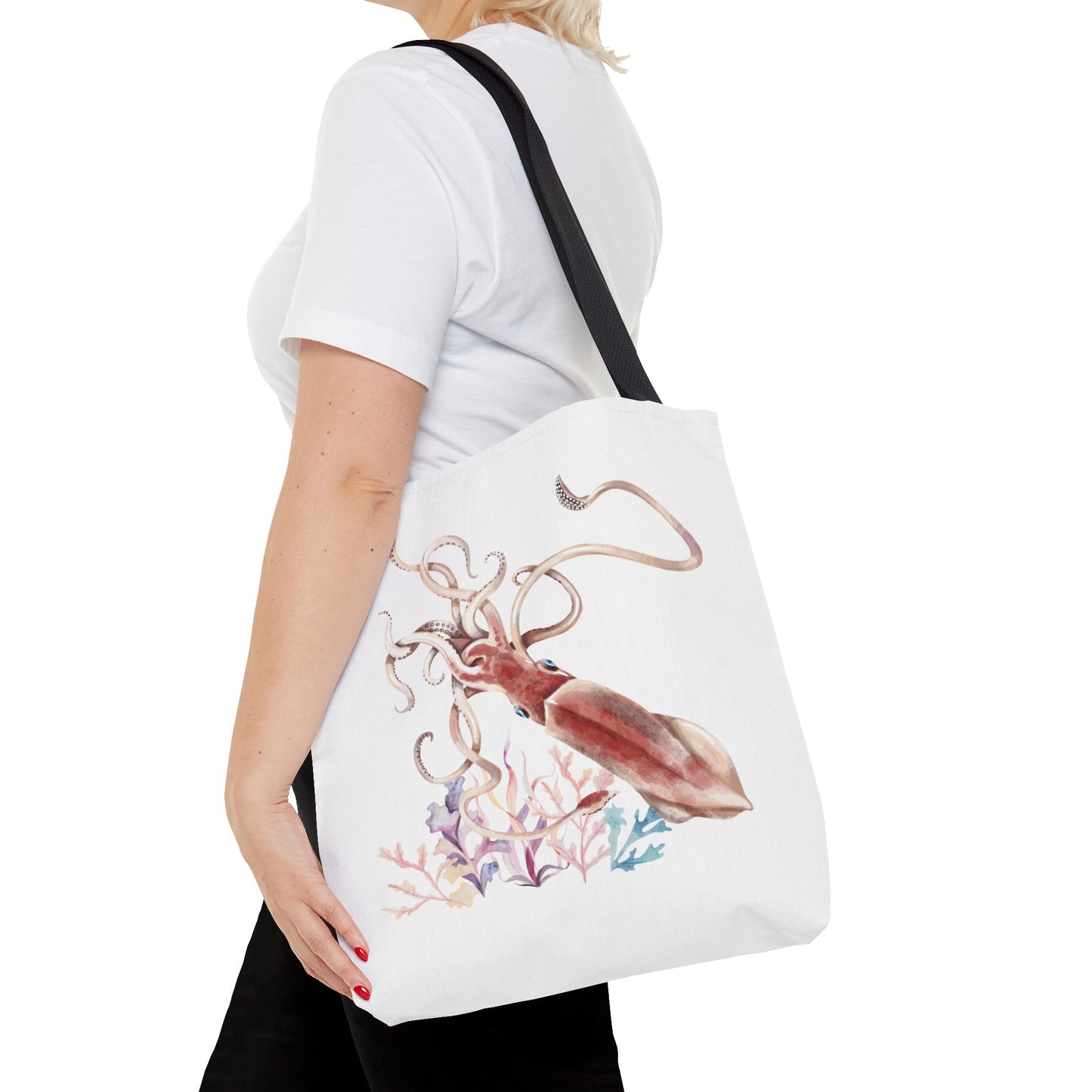 Squid dance of tentacles and translucence Tote Bag