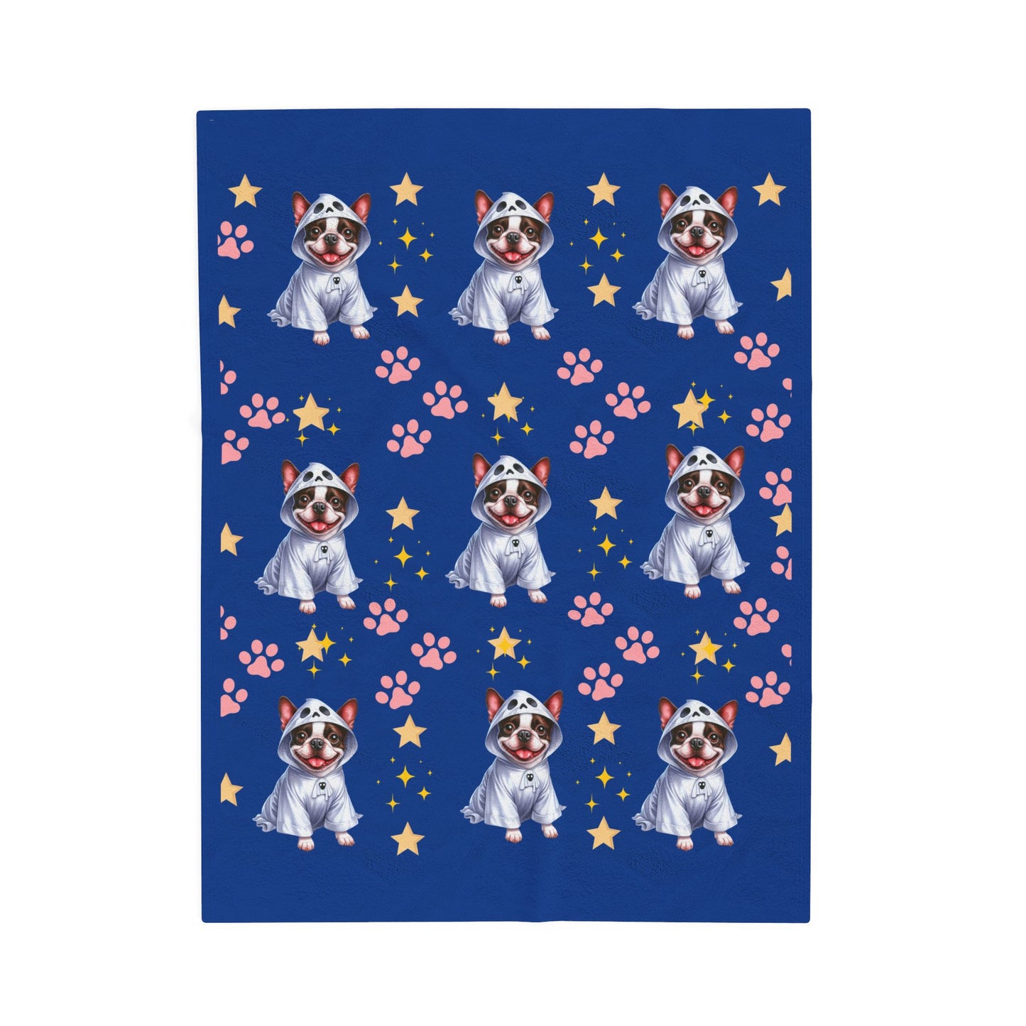 Cozy Dog-Themed Velveteen Plush Blanket - Perfect for Pet Lovers, Gifts, Home Decor, Snuggling, Dog Sleepovers