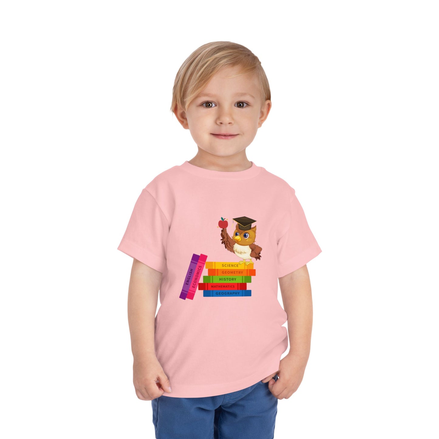 Graduation Owl Toddler Tee, Kids Graduation Gift, Cute Animal Shirt, Back to School Outfit, Book Lover Apparel, Preschool Tee