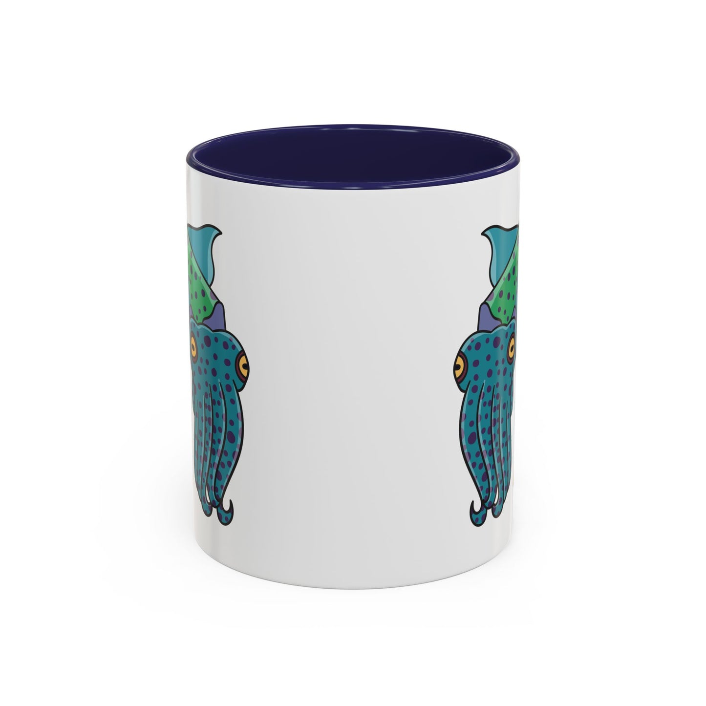 Cute with marine habitat coral and bubbles Coffee Mug