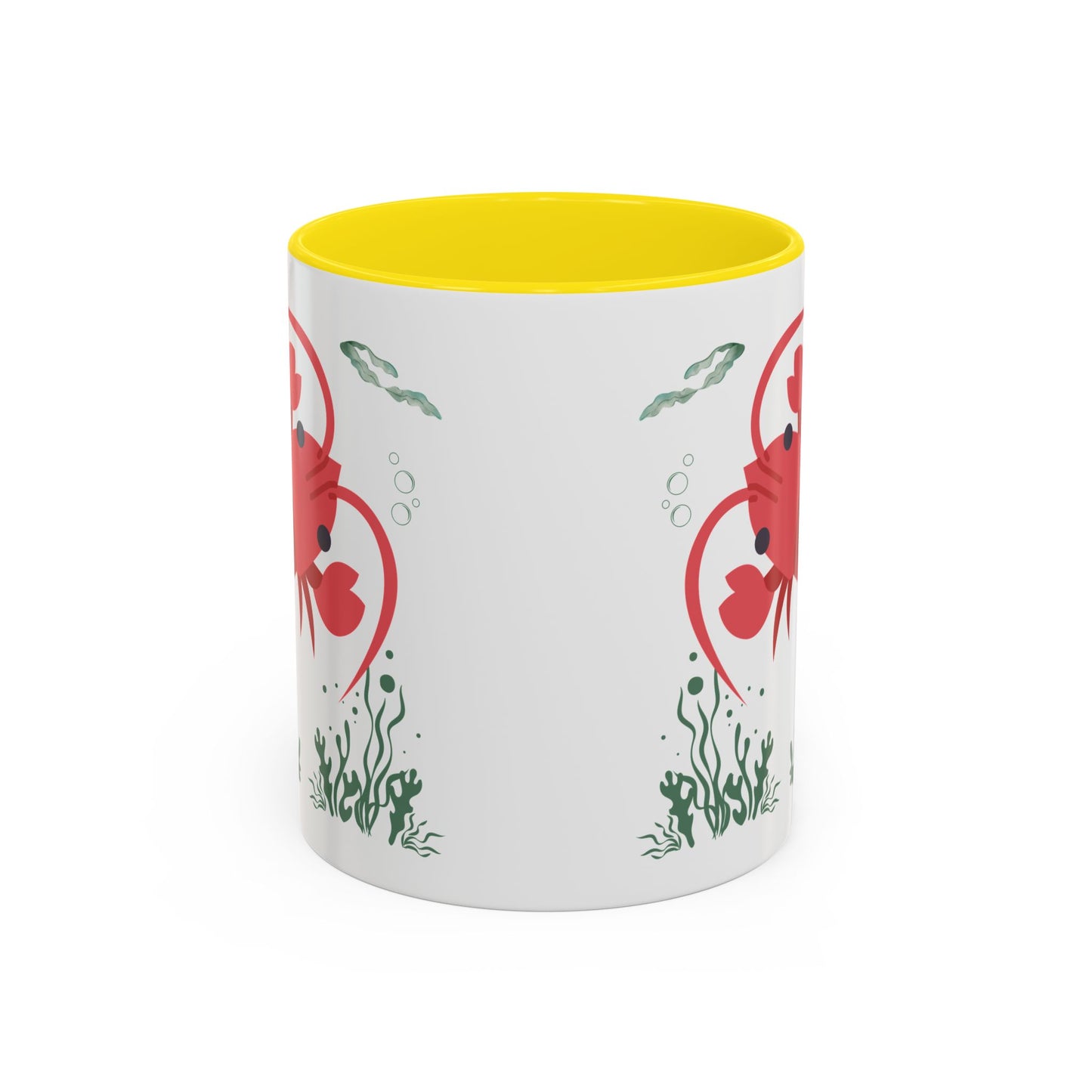 Red crayfish in an aquatic environment Coffee Mug