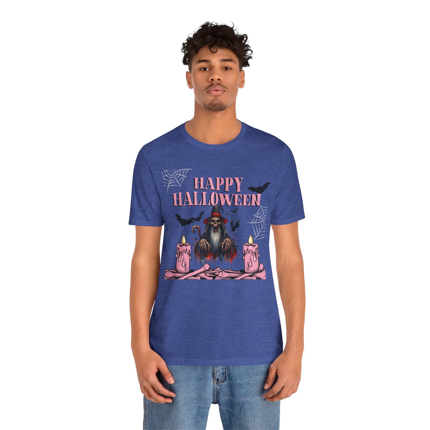 Happy Halloween Unisex T-Shirt | Spooky Seasonal Tee, Halloween Apparel, Ghostly Gifts, Casual Wear, October Celebration Shirt