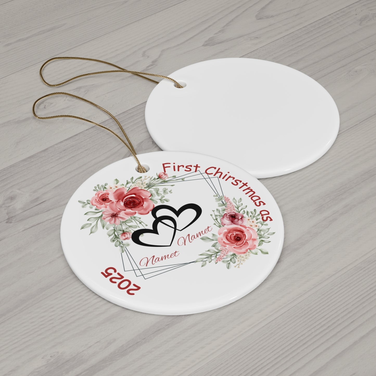 Personalized Ceramic Ornament