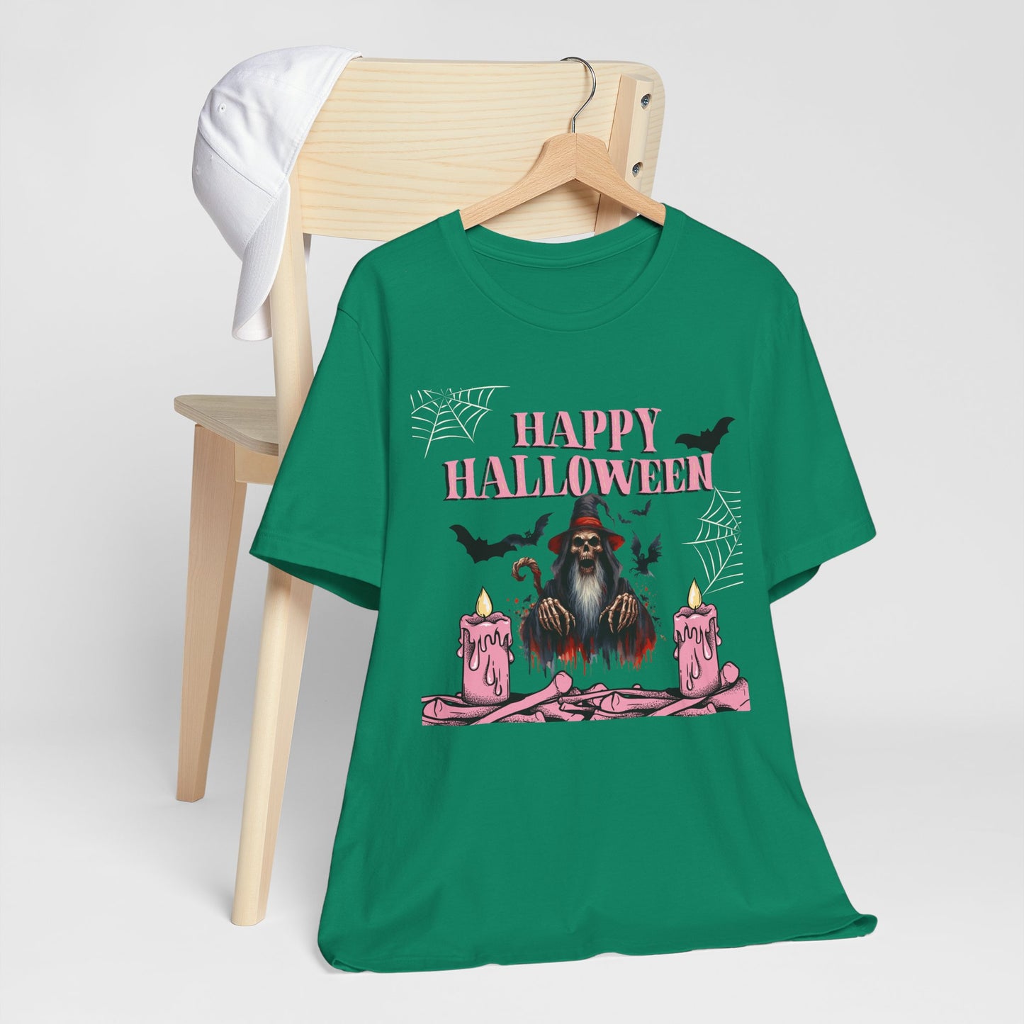 Happy Halloween Unisex T-Shirt | Spooky Seasonal Tee, Halloween Apparel, Ghostly Gifts, Casual Wear, October Celebration Shirt
